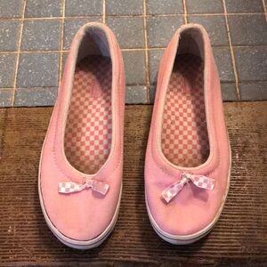Cute pink Vans slip ons